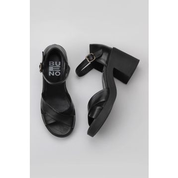 Bueno Shoes 01WY12501 Siyah Kadın Sandalet