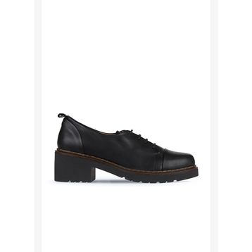 Bueno Shoes 01WZ4403 Siyah Deri Kadın Topuklu Ayakkabı
