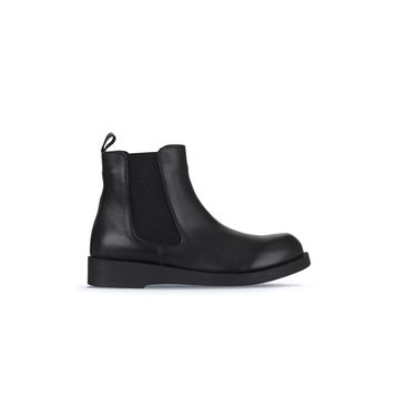 Bueno Shoes 01WZ8903 Siyah Deri Kadın Düz Bot