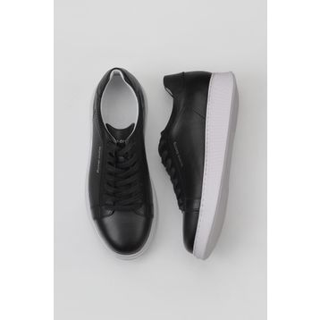 Bueno Shoes 07M13722225 Siyah Atlas Deri Erkek Spor Ayakkabı