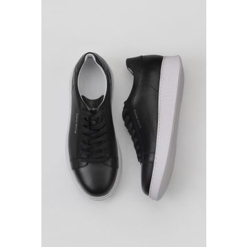 Bueno Shoes 07M13722225 Siyah Atlas Deri Erkek Spor Ayakkabı