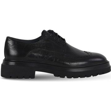 Bueno Shoes 34MA22522 Siyah Mexico Deri Erkek Günlük Ayakkabı