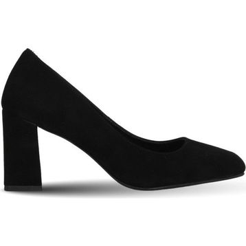 Bueno Shoes 39WA2029 Siyah Süet Kadın Topuklu Ayakkabı