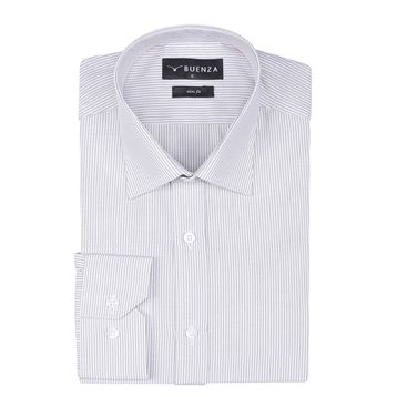 Buenza SRY 1029 Bej Uzun Kol Slim Fit Erkek Gömlek