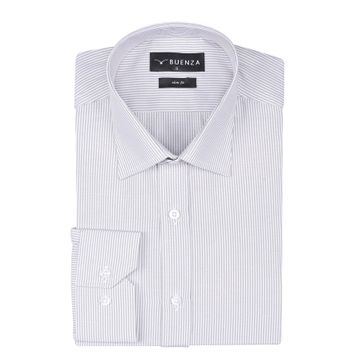Buenza SRY 1029 Bej Uzun Kol Slim Fit Erkek Gömlek