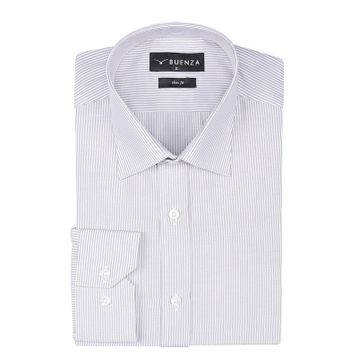 Buenza SRY 1029 Bej Uzun Kol Slim Fit Erkek Gömlek