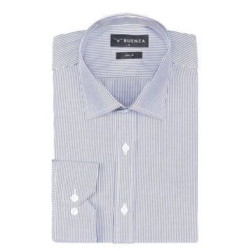 Buenza SRY 1029 Lacivert Uzun Kol Slim Fit Erkek Gömlek