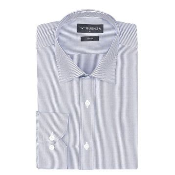 Buenza SRY 1029 Lacivert Uzun Kol Slim Fit Erkek Gömlek