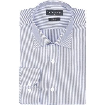 Buenza SRY 1029 Lacivert Uzun Kol Slim Fit Erkek Gömlek