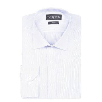 Buenza SRY 1799 Lacivert Uzun Kol Slim Fit Erkek Gömlek