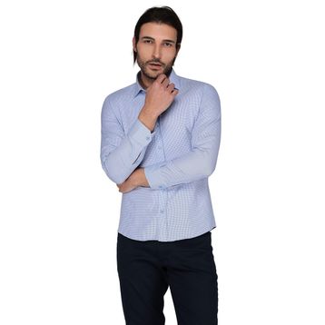 Buenza SRY 2429 Mavi Erkek Gömlek