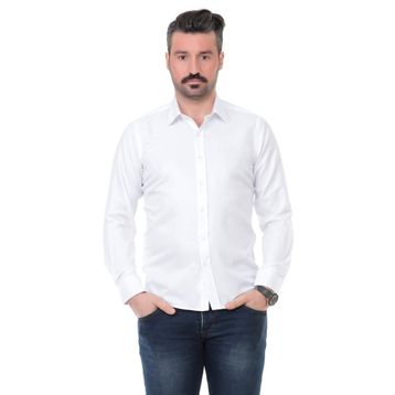 Buenza SRY 41102 Beyaz Erkek Gömlek