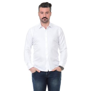 Buenza SRY 41102 Beyaz Erkek Gömlek