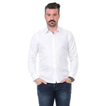 Buenza SRY 41102 Beyaz Erkek Gömlek