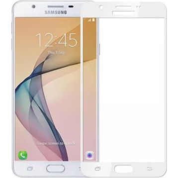 Bufalo 20401126 Samsung J7 Prime Kavisli 3D Cam Beyaz Ekran Koruyucu