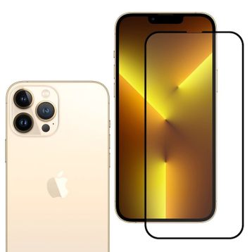 Bufalo iPhone 13 Pro Max 5D Temperli Cam Siyah Ekran Koruyucu