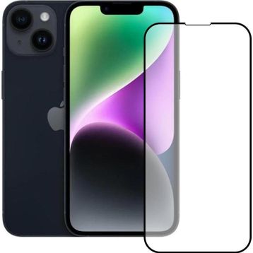 Bufalo iPhone 14 9D Siyah Temperli Cam Ekran Koruyucusu