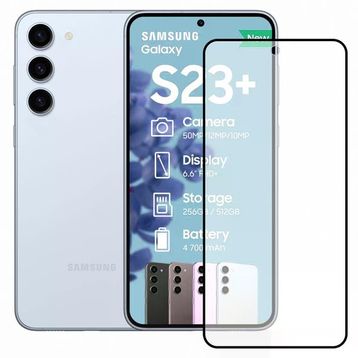 Bufalo Samsung Galaxy S23 Plus Seramik Mat 9D Tam Kaplama Ekran Koruyucu