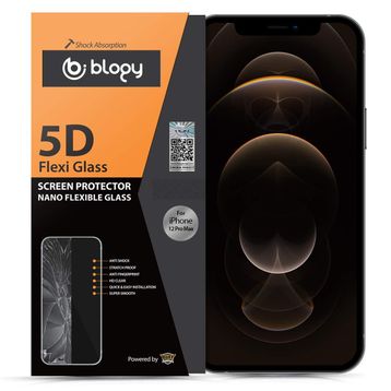 Buff Blogy iPhone 12 Pro Max Flexi 5D Ekran Koruyucu