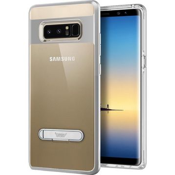 Buff Galaxy Note 8 Air Bumper Gümüş Kılıf