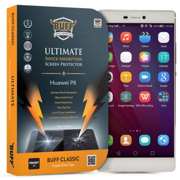 Buff Huawei P8 Darbe Emici Ekran Koruyucu Film