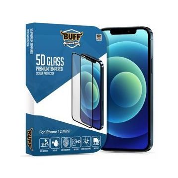Buff iPhone 12 Mini 5D Glass Ekran Koruyucu