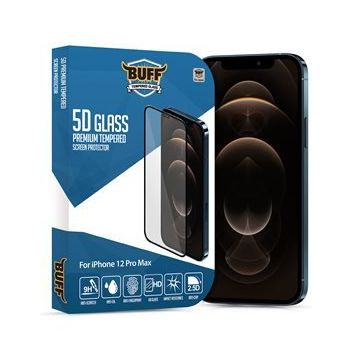 Buff iPhone 12 Pro Max 5D Glass Ekran Koruyucu