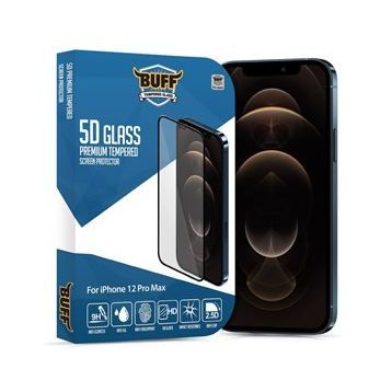 Buff iPhone 12 Pro Max 5D Glass Ekran Koruyucu