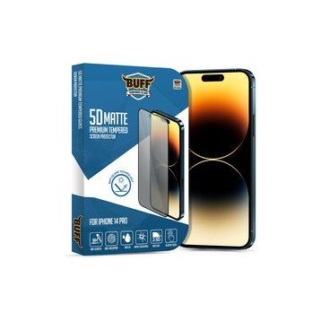 Buff iPhone 14 Pro 5D Matte Şeffaf Ekran Koruyucu