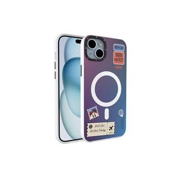 Buff iPhone 15 Mag Kit Travel Desenli Kılıf