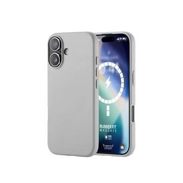 Buff iPhone 17 Magsafe Rubber Fit Gri Silikon Kılıf