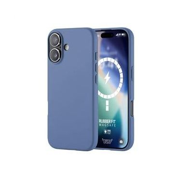 Buff iPhone 17 Magsafe Rubber Fit Mavi Silikon Kılıf