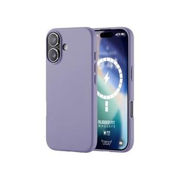 Buff iPhone 17 Magsafe Rubber Fit Mor Silikon Kılıf
