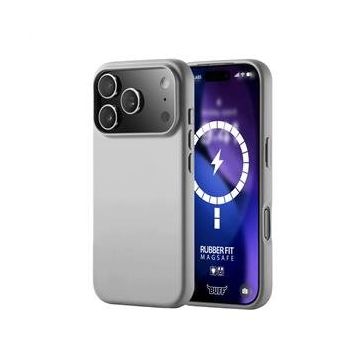 Buff iPhone 17 Pro Magsafe Rubber Fit Gri Silikon Kılıf