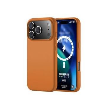 Buff iPhone 17 Pro Max Magsafe Rubber Fit Turuncu Silikon Kılıf