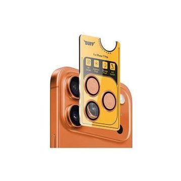 Buff iPhone 17 Pro Turuncu Metal Kamera Lens Koruyucu