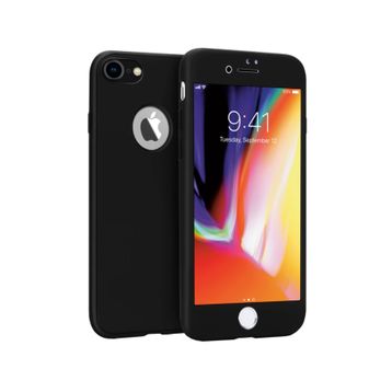 Buff iPhone 8 Black 4D Kılıf