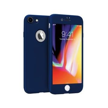 Buff iPhone 8 Blue 4D Kılıf