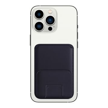 Buff iPhone WalletMag Stand Deri Purple Cüzdan