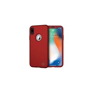 Buff iPhone X Red 4D Kılıf