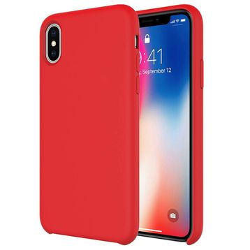 Buff iPhone Xs Max Black Rubber Fit Kılıf