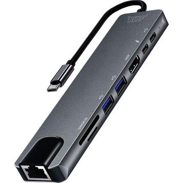 Buff Type C Usb 8 In 1 Hub Çoklayıcı Adaptörü