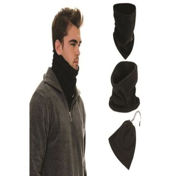 Buffer 0747916168157 Siyah Polar Boyunluk Unisex Bere