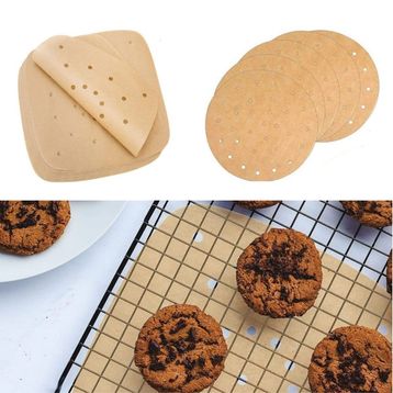 Buffer 200 Adet Tek Kullanımlık Hava Fritöz Yağ Geçirmez Yapışma Air Fryer Pişirme Kağıdı