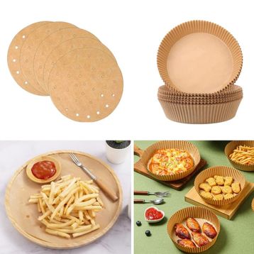 Buffer 200 Adet Tek Kullanımlık Hava Fritöz Yağ Geçirmez Yapışma Air Fryer Pişirme Kağıdı