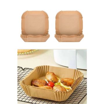 Buffer 200 Adet Tek Kullanımlık Hava Fritöz Yağ Geçirmez Yapışma Air Fryer Pişirme Kağıdı