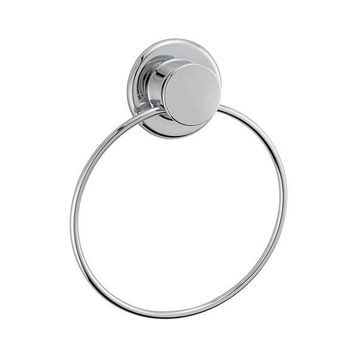 Buffer Arkası Yapışkanlı Yuvarlak Metal Havluluk Askısı Aparatı