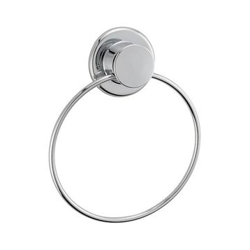 Buffer Arkası Yapışkanlı Yuvarlak Metal Havluluk Askısı Aparatı