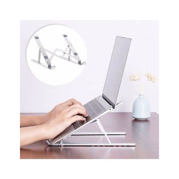 Buffer Ayarlanabilir Dizüstü Destek Tabanı Tamamen Katlanabilir Taşınabilir Laptop Yükseltici