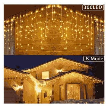 Buffer Günışığı 3x1 8 Fonksiyonlu 16 Saçaklı Perde Led